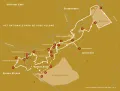 Overzichtskaartje met route